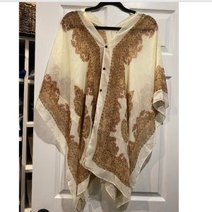 Sheer poncho